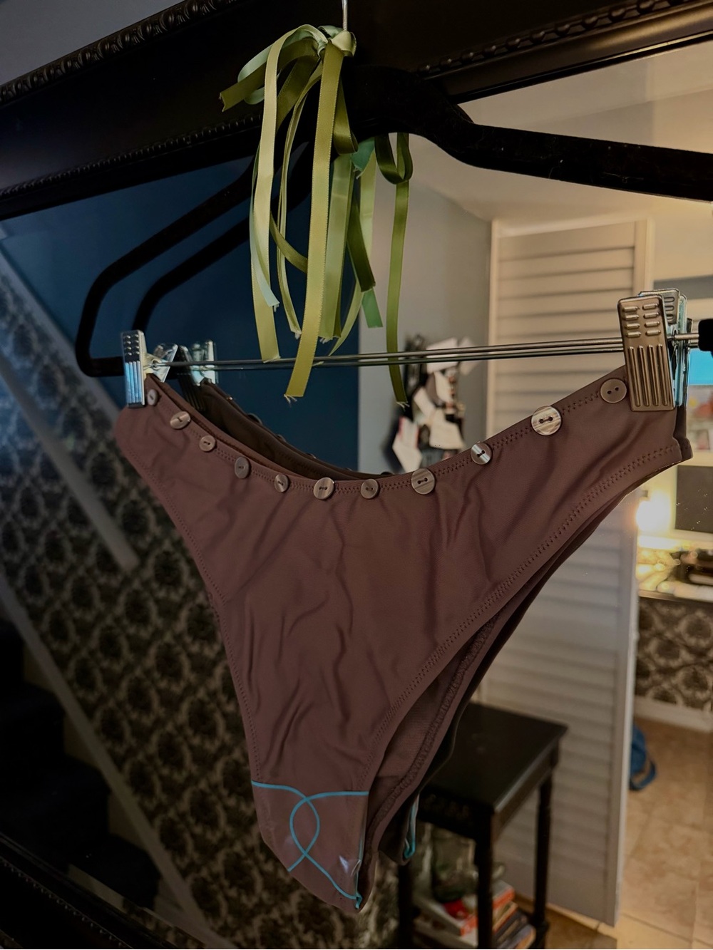COLLUSION Gray Bikini Bottoms
